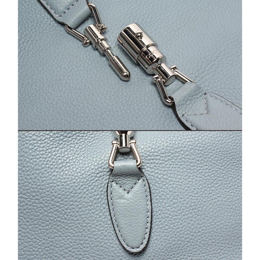 Gucci Grained Calfskin Jackie Hobo light blue - Picture 6 of 6